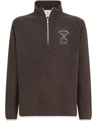 Brunello Cucinelli - Cashmere-Blend Quarter-Zip Sweatshirt - Lyst