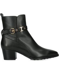 Tod's - Leather Gomma Ankle Boots - Lyst