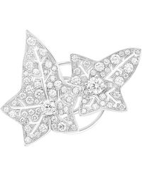 Boucheron - And Diamond Lierre De Paris Brooch - Lyst