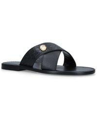 billionaire leather thong slippers