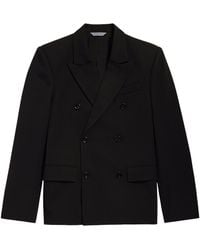 Balenciaga - Wool Double-Breasted Jacket - Lyst