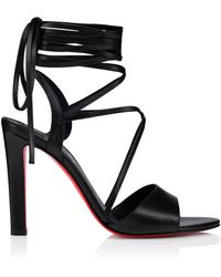 Christian Louboutin - Fanny Randa Leather Sandals 100 - Lyst