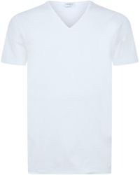 Zimmerli of Switzerland - 172 Pure Comfort V-Neck T-Shirt - Lyst
