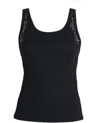 Sandro - Lace-Detail Tank Top - Lyst