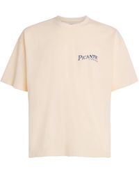 Picante - Organic Cotton Peaks Logo T-Shirt - Lyst