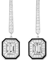Boucheron - And Diamond Vendôme Liseré Earrings - Lyst