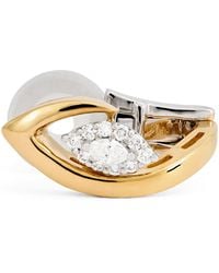 YEPREM - And Diamond Whisper Ear Cuff - Lyst