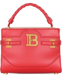Balmain - Leather B-buzz 22 Top-handle Bag - Lyst