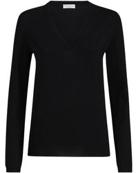Brunello Cucinelli - Cashmere-Silk-Blend V-Neck Sweater - Lyst