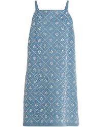 Rag & Bone - Denim Gentry Mini Dress - Lyst