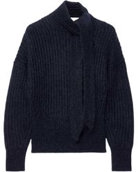 AllSaints - Relaxed Tie-Detail Etty Sweater - Lyst
