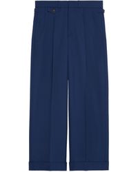 Gucci - Wool Tailored Trousers - Lyst