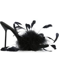 Paris Texas - Feather Lidia Mules 105 - Lyst