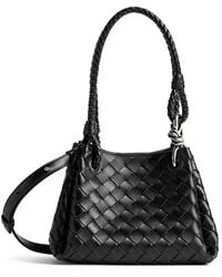 Bottega Veneta - Small Leather Parachute Shoulder Bag - Lyst