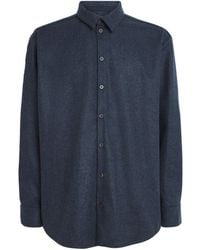 Johnstons of Elgin - Wool-Cashmere Overshirt - Lyst