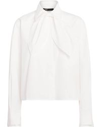 Maje - Crochet-Collar Shirt - Lyst