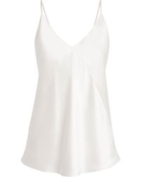 Max Mara - Silk Satin Cami Top - Lyst