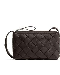 Bottega Veneta - Leather Diago Cross-Body Bag - Lyst