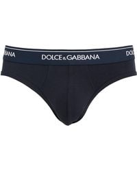 Dolce & Gabbana - Logo Midi Briefs (pack Of 2) - Lyst