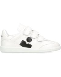 Isabel Marant - Leather Beth Logo Sneakers - Lyst