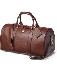 Aspinal of London - Leather Boston Holdall - Lyst