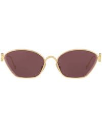 Loewe - Anagram Hexagonal Sunglasses - Lyst