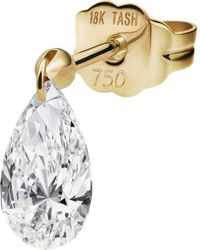 Maria Tash - Diamond Pear Single Stud Earring (7mm) - Lyst