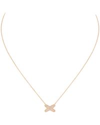 Chaumet - And Diamond Jeux De Liens Pendant Necklace - Lyst
