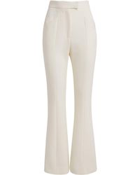 Nomadissem - Wool-Blend Flared Trousers - Lyst