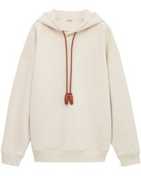 Loewe - Cotton-Blend Anagram Hoodie - Lyst