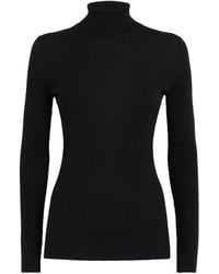 Maje - Wool-Silk Rollneck Sweater - Lyst