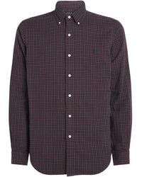 Polo Ralph Lauren - Cotton Check Custom Fit Oxford Shirt - Lyst