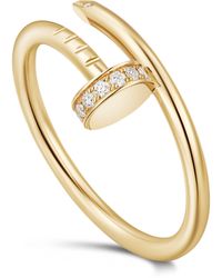 Cartier - And Diamond Juste Un Clou Ring - Lyst