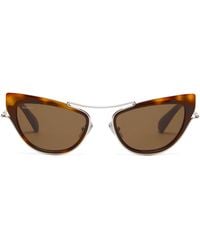 Max Mara - Metal Cat-Eye Sunglasses - Lyst