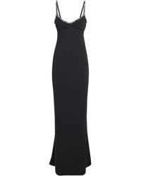 Stella McCartney - Embellished Crepe Maxi Dress - Lyst