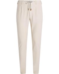 Eleventy - Cotton-Blend Drawstring Trousers - Lyst
