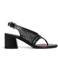Alaïa - Fishnet Sandals 55 - Lyst