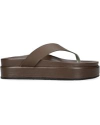 Ancient Greek Sandals - Leather Charys 2 Flatform Sandals 35 - Lyst