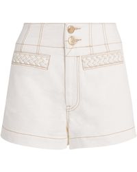 Zimmermann - Roselight Denim Shorts - Lyst