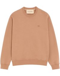 Valentino - Cotton Vlogo Sweatshirt - Lyst