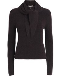 ME+EM - Alpaca-Blend Scarf Half-Zip Sweater - Lyst