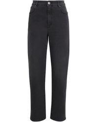 Weekend by Maxmara - High-Rise Straight Jeans - Lyst