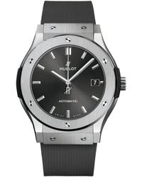 Hublot - Titanium Classic Fusion Watch - Lyst