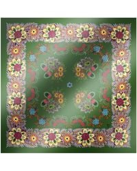 Weekend by Maxmara - Silk Twill Floral Scarf - Lyst