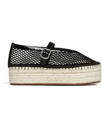Alaïa - Net Platform Espadrilles - Lyst