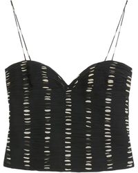 Valentino - Silk Polka-Dot Top - Lyst