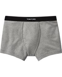 Tom Ford - Stretch-Cotton Logo Boxers - Lyst