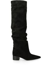 KHAITE - Suede Andee Over-The-Knee Boots 40 - Lyst