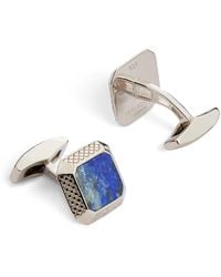 Tateossian - Sterling And Lapis Cufflinks - Lyst