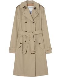 Burberry - Tropical Gabardine Foxfield Long Trench Coat - Lyst